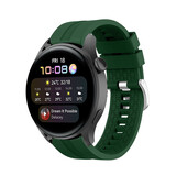 Strap-it® Huawei Watch 3 (Pro) extreme silicone band (legergroen)