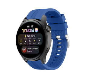 Strap-it® Huawei Watch 3 (Pro) extreme silicone band (blauw)