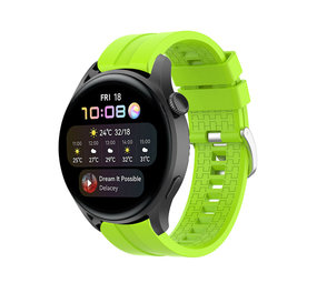 Strap-it® Huawei Watch 3 (Pro) extreme silicone band (lime)