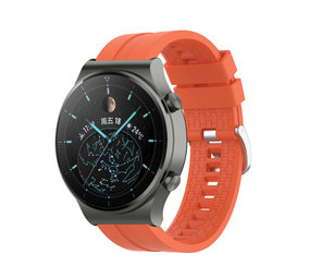 Strap-it® Huawei Watch GT 2 Pro extreme silicone band (oranje)