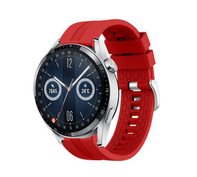 Strap-it® Huawei Watch GT 3 46mm extreme silicone band (rood)