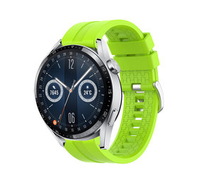 Strap-it® Huawei Watch GT 3 46mm extreme silicone band (lime)