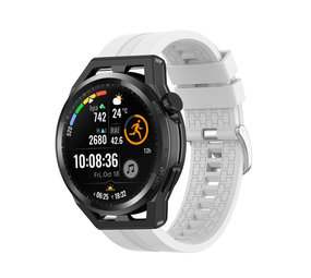 Strap-it® Huawei Watch GT Runner extreme silicone band (wit)