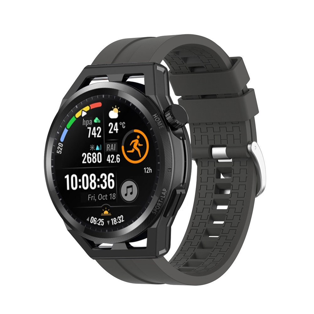 Strap-it® Strap-it Huawei Watch GT Runner extreme silicone band (donkergrijs) Strap-it® Strap-it Huawei Watch GT Runner extreme silicone band (donkergrijs)