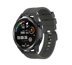 Strap-it® Huawei Watch GT Runner extreme silicone band (donkergrijs)