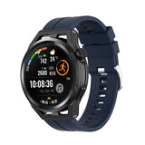 Strap-it® Huawei Watch GT Runner extreme silicone band (donkerblauw)