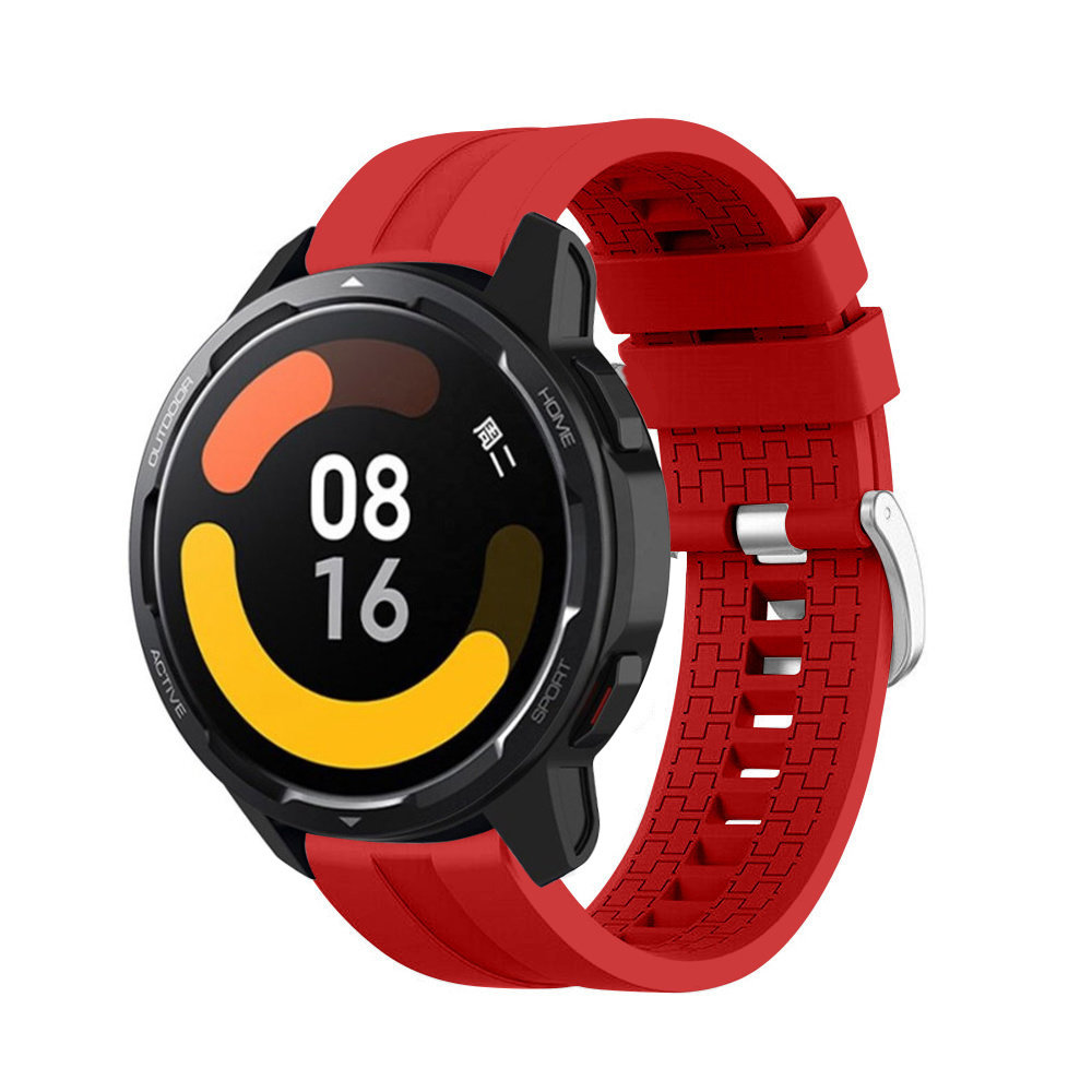 Strap-it® Strap-it Xiaomi Watch S1 extreme silicone band (rood)