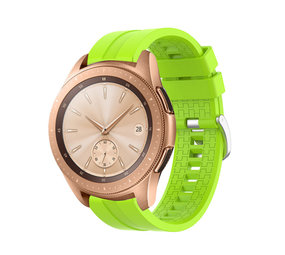 Strap-it® Samsung Galaxy Watch 42mm extreme silicone band (lime)