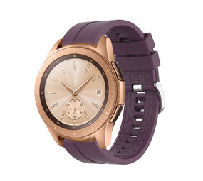 Strap-it® Samsung Galaxy Watch 42mm extreme silicone band (paars)