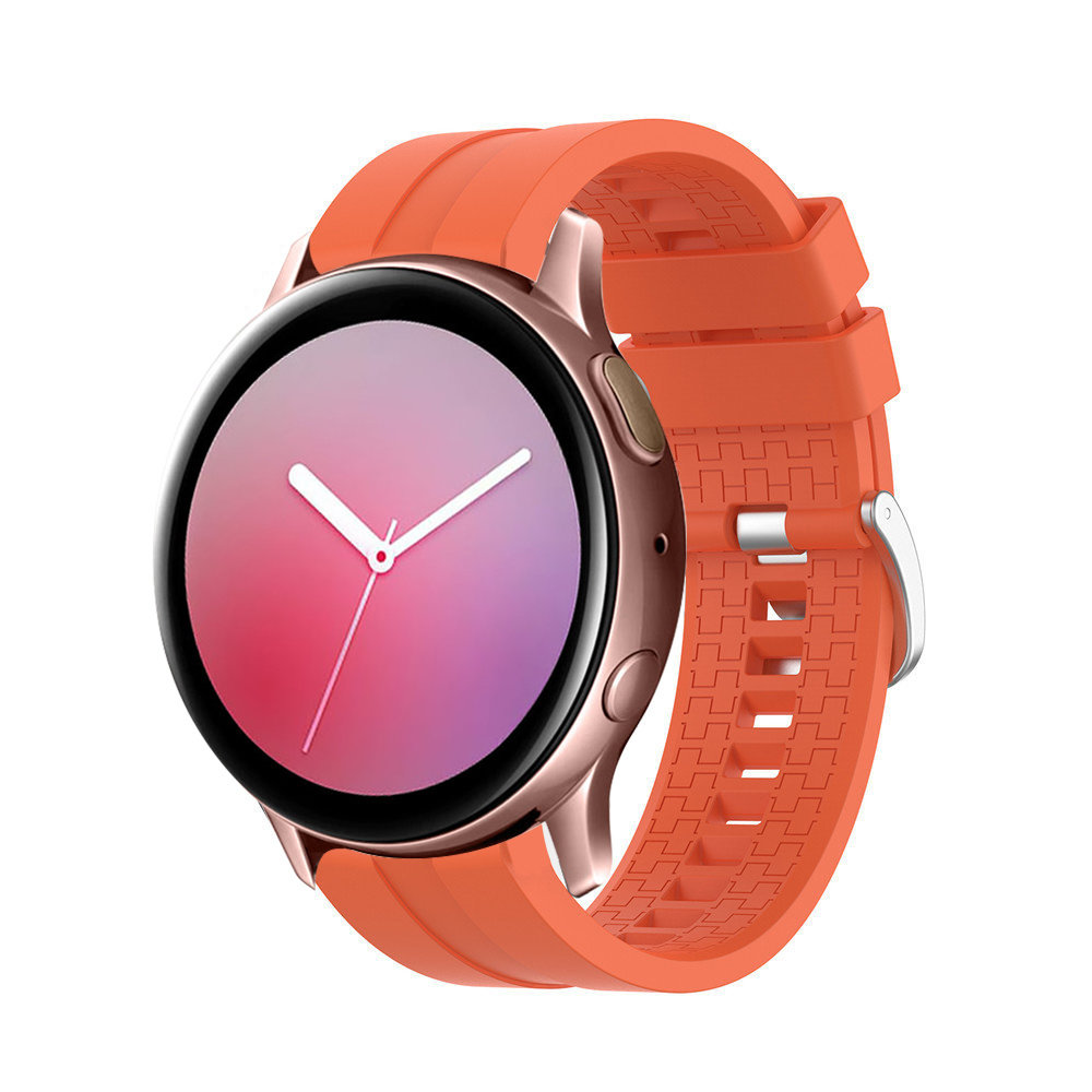 Strap-it® Strap-it Samsung Galaxy Watch Active extreme silicone band (oranje)
