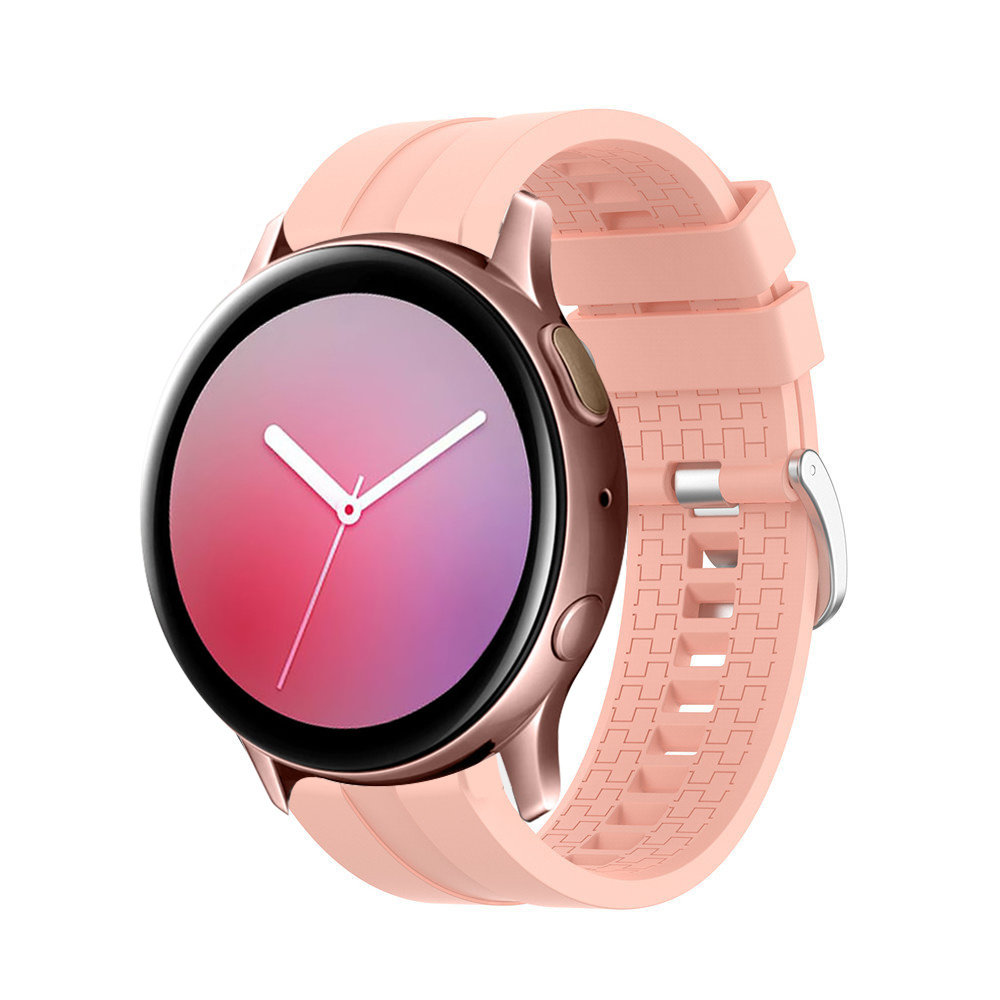 Strap-it® Strap-it Samsung Galaxy Watch Active extreme silicone band (roze) Strap-it® Strap-it Samsung Galaxy Watch Active extreme silicone band (roze)