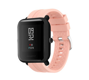 Strap-it® Xiaomi Amazfit Bip extreme silicone band (roze)