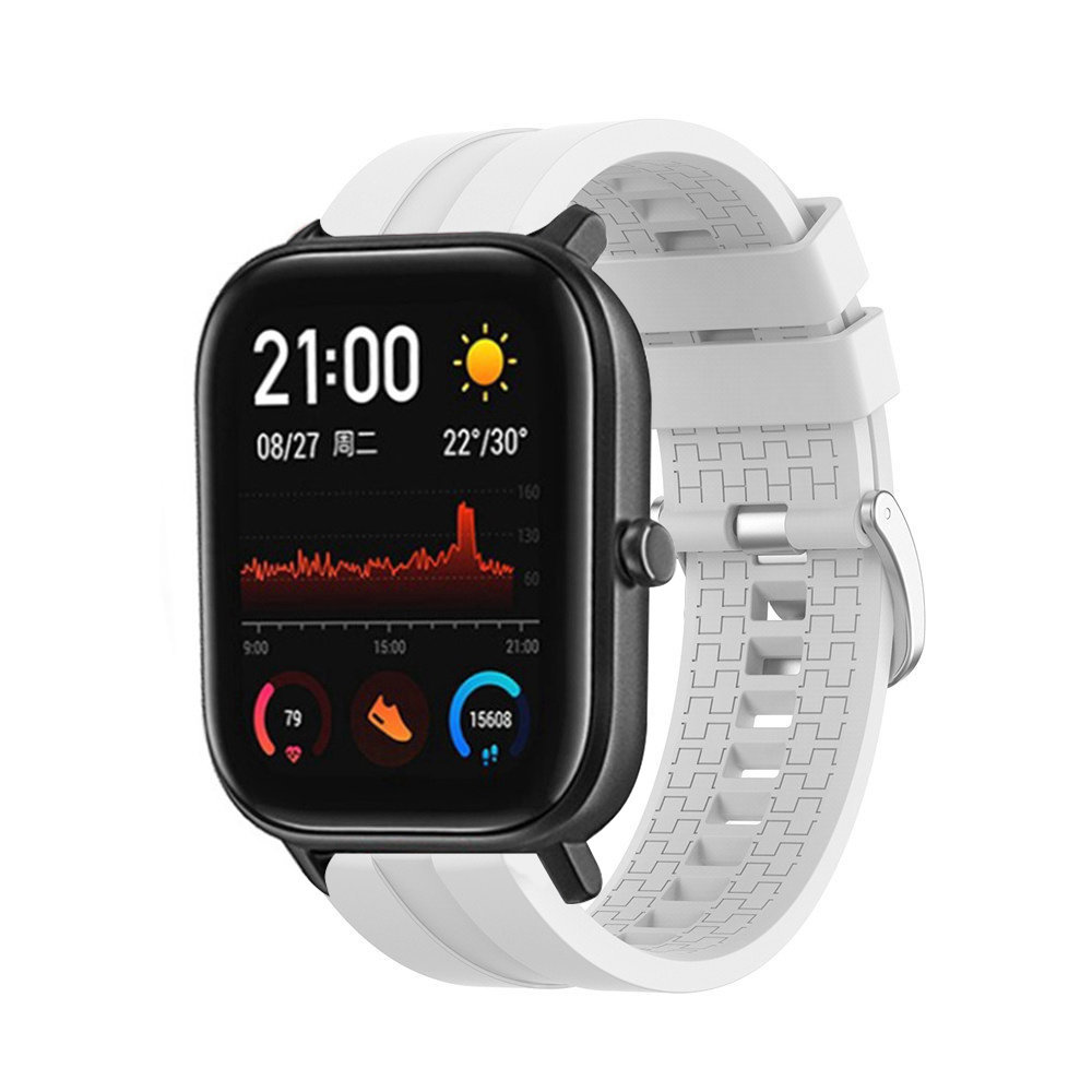 Strap-it® Strap-it Xiaomi Amazfit GTS extreme silicone band (wit)