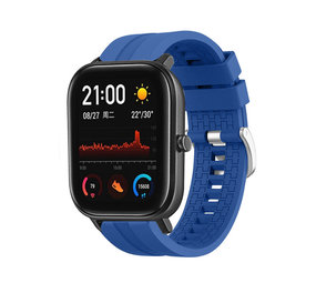 Strap-it® Xiaomi Amazfit GTS extreme silicone band (blauw)
