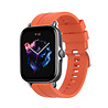 Strap-it® Strap-it Amazfit GTS 3 extreme silicone band (oranje) Strap-it® Strap-it Amazfit GTS 3 extreme silicone band (oranje)