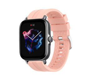 Strap-it® Amazfit GTS 3 extreme silicone band (roze)
