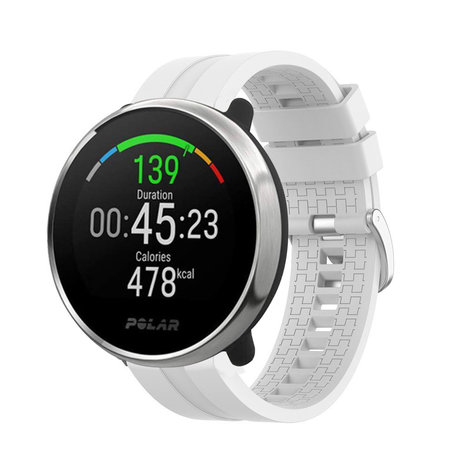 Strap-it® Strap-it Polar Ignite extreme silicone band (wit)