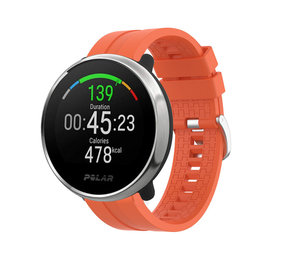 Strap-it® Polar Ignite extreme silicone band (oranje)