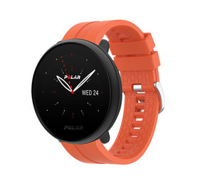 Strap-it® Polar Ignite 2 extreme silicone band (oranje)