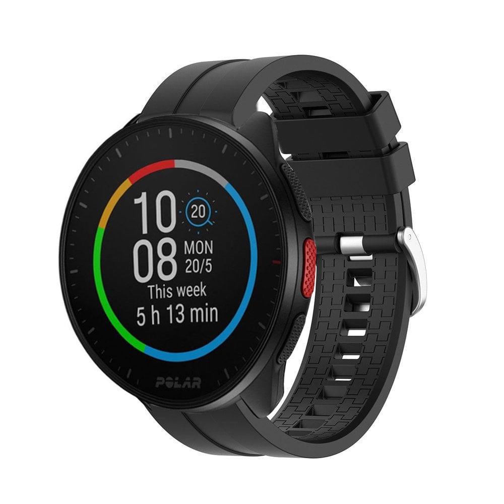 Polar Pacer Extreme Silicone Band Zwart Smartwatchbanden Nl