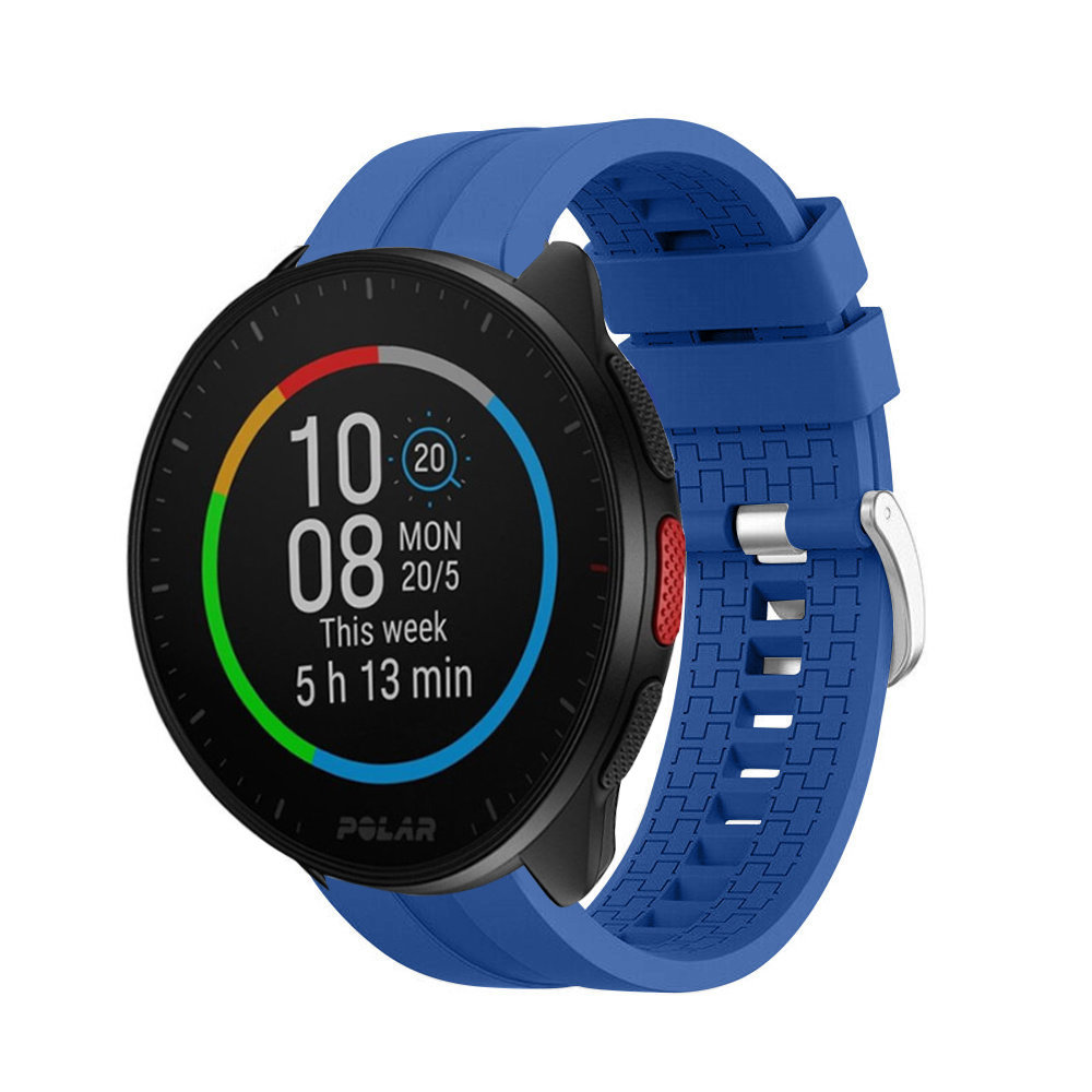 Strap-it® Strap-it Polar Pacer extreme silicone band (blauw)