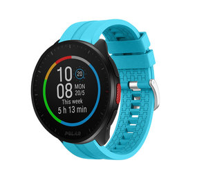 Strap-it® Polar Pacer extreme silicone band (lichtblauw)