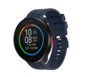 Strap-it® Polar Pacer extreme silicone band (donkerblauw)