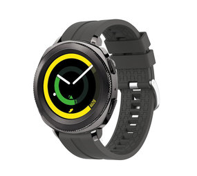 Strap-it® Samsung Gear Sport extreme silicone band (donkergrijs)
