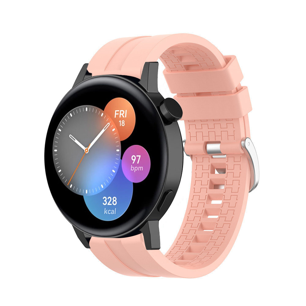 Strap-it® Strap-it Huawei Watch GT 3 42mm extreme silicone band (roze)