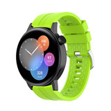 Strap-it® Huawei Watch GT 3 42mm extreme silicone band (lime)
