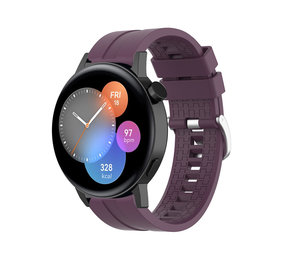 Strap-it® Huawei Watch GT 3 42mm extreme silicone band (paars)