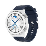 Strap-it® Huawei Watch GT 3 Pro 43mm extreme silicone band (donkerblauw)