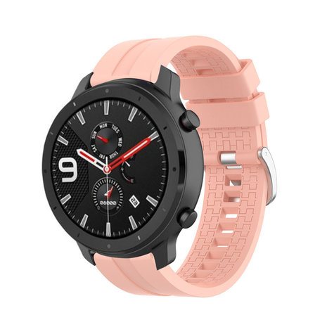 Strap-it® Strap-it Xiaomi Amazfit GTR extreme silicone band (roze)