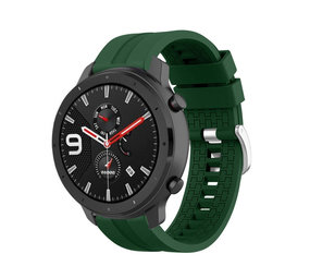 Strap-it® Xiaomi Amazfit GTR extreme silicone band (legergroen)