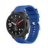 Strap-it® Xiaomi Amazfit GTR extreme silicone band (blauw)