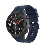 Strap-it® Xiaomi Amazfit GTR extreme silicone band (donkerblauw)