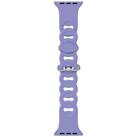 Strap-it® Strap-it Apple Watch silicone chain band (lila)