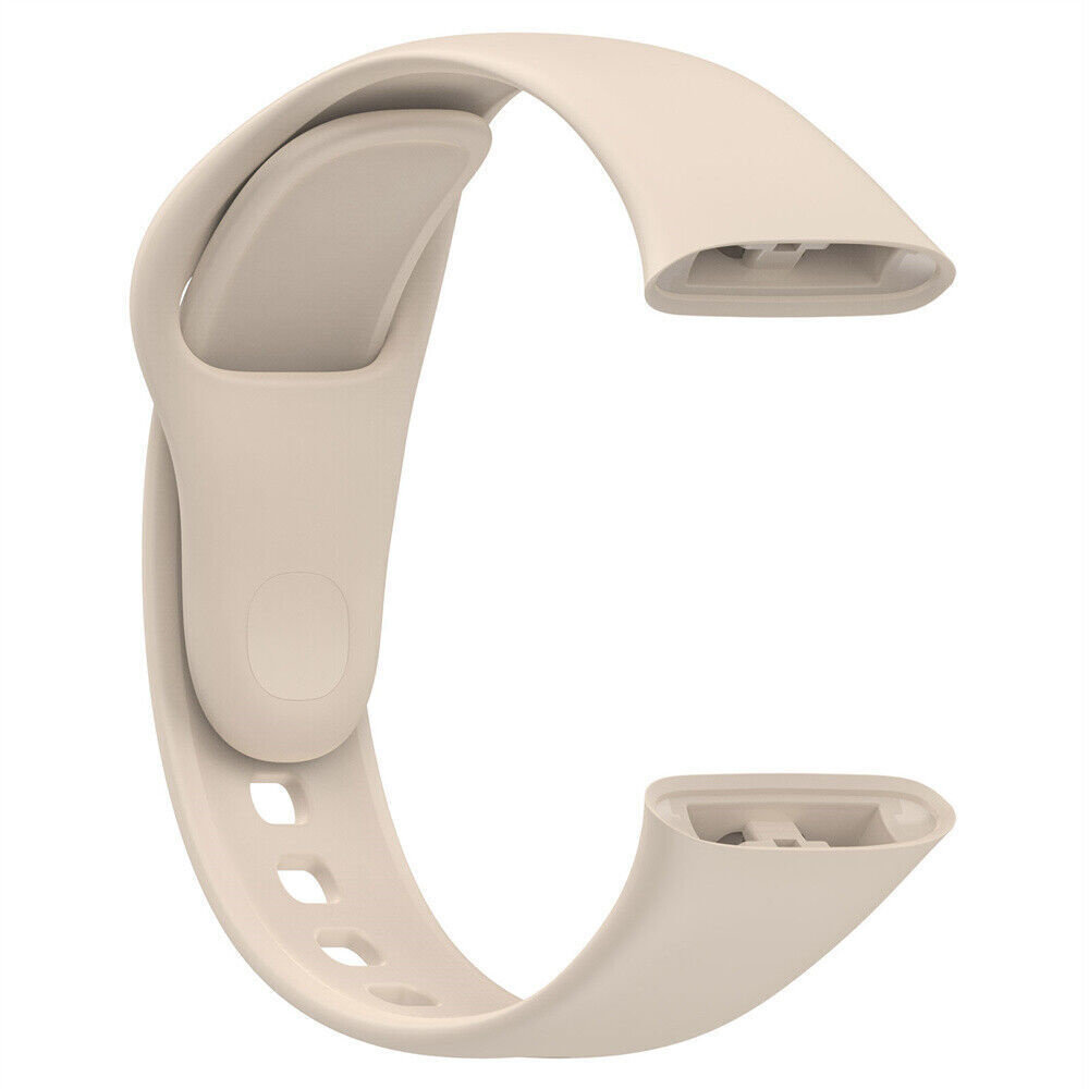 Strap-it® Strap-it Redmi Watch 3 siliconen bandje (lichtbeige)