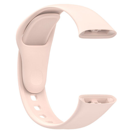 Strap-it® Strap-it Redmi Watch 3 siliconen bandje (lichtroze)