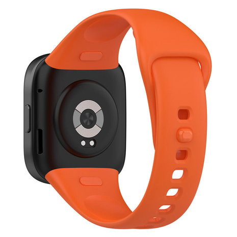 Strap-it® Strap-it Redmi Watch 3 siliconen bandje (oranje)