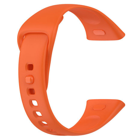 Strap-it® Strap-it Redmi Watch 3 siliconen bandje (oranje)