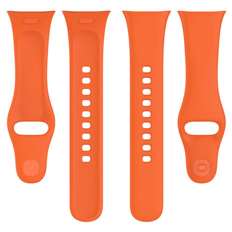 Strap-it® Strap-it Redmi Watch 3 siliconen bandje (oranje)