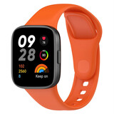 Strap-it® Redmi Watch 3 siliconen bandje (oranje)