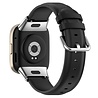 Strap-it® Strap-it Redmi Watch 3 leren bandje (zwart) Strap-it® Strap-it Redmi Watch 3 leren bandje (zwart)