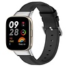 Strap-it® Strap-it Redmi Watch 3 leren bandje (zwart) Strap-it® Strap-it Redmi Watch 3 leren bandje (zwart)