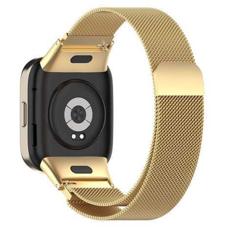 Strap-it® Strap-it Redmi Watch 3 Milanese band (goud)