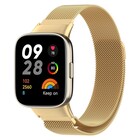 Strap-it® Strap-it Redmi Watch 3 Milanese band (goud)
