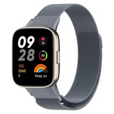 Strap-it® Redmi Watch 3 Milanese band (space grey)