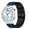 Strap-it® Strap-it Huawei Watch GT 3 Pro 43mm stalen band (zwart/blauw) Strap-it® Strap-it Huawei Watch GT 3 Pro 43mm stalen band (zwart/blauw)