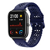 Strap-it® Strap-it Amazfit GTS 3 siliconen bandje met patroon (donkerblauw) Strap-it® Strap-it Amazfit GTS 3 siliconen bandje met patroon (donkerblauw)